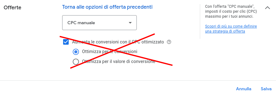 Ritiro del CPC ottimizzato per gli annunci display e della rete di ricerca